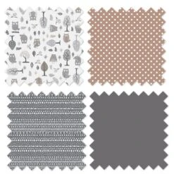 Bacati - Owls Gray/Beige Neutral Collapsible Laundry Hamper -Roommates Nursery Outlet Store GUEST ea2ff47d 533f 4f46 a57f 81fb2851d652