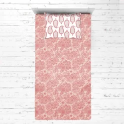 Bacati - Sophia Paisley Aqua Coral 3 Pc Toddler Bedding Sheet Set -Roommates Nursery Outlet Store GUEST ec345050 c77e 460b 85e1 370d8afe51ed