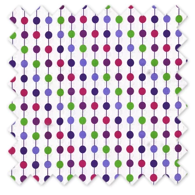 Bacati - Botanical Pearl String Purple Multicolor 100 Percent Cotton Universal Baby US Standard Crib Or Toddler Bed Fitted Sheet 4 Bacati - Botanical Pearl String Purple Multicolor 100 Percent Cotton Universal Baby US Standard Crib Or Toddler Bed Fitted Sheet - Image 4