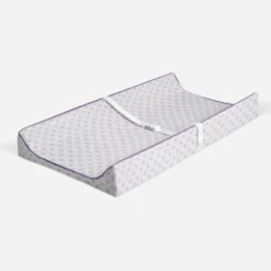 Bacati - Petals Quilted Muslin Changing Pad Cover Lilac