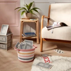 Striped Coiled Rope Kids' Storage Bin - Pillowfort™ -Roommates Nursery Outlet Store GUEST f34aa5dc 5c04 4334 a97a 7f1abceb89ea