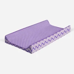 Bacati - MixNMatch Purple Pin Dots Changing Pad Cover -Roommates Nursery Outlet Store GUEST f3e136b1 2e92 4621 8641 5cc9b3823763