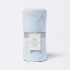 Plush Ribbed Blanket - Cloud Island™ Blue Stars -Roommates Nursery Outlet Store GUEST f4b08430 5c7e 42c8 a53e 6823867dedf6