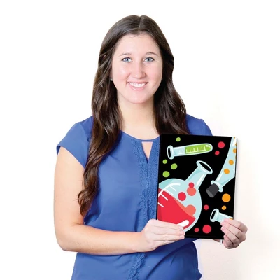 Big Dot Of Happiness Scientist Lab - Baby Boy Nursery Wall Art And Mad Science Kids Room Decor - 7.5 X 10 Inches - Set Of 3 Prints 4 Big Dot Of Happiness Scientist Lab - Baby Boy Nursery Wall Art And Mad Science Kids Room Decor - 7.5 X 10 Inches - Set Of 3 Prints - Image 4