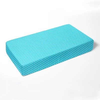 Bacati - Elephants Aqua Lime Gray 3 Pc Toddler Bed Sheet Set 4 Bacati - Elephants Aqua Lime Gray 3 Pc Toddler Bed Sheet Set - Image 4