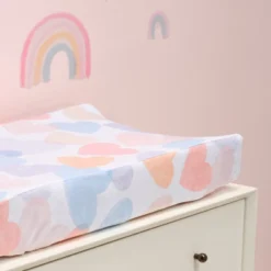 Bedtime Originals Rainbow Hearts Pink/Purple Baby/Infant Changing Pad Cover 8 Bedtime Originals Rainbow Hearts Pink/Purple Baby/Infant Changing Pad Cover -Roommates Nursery Outlet Store GUEST f6d5b7f1 a4f8 4a0e a2de 93edd7eaf19b