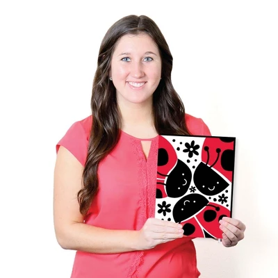 Big Dot Of Happiness Happy Little Ladybug - Baby Girl Nursery Wall Art And Kids Room Decorations - Gift Ideas - 7.5 X 10 Inches - Set Of 3 Prints 4 Big Dot Of Happiness Happy Little Ladybug - Baby Girl Nursery Wall Art And Kids Room Decorations - Gift Ideas - 7.5 X 10 Inches - Set Of 3 Prints - Image 4