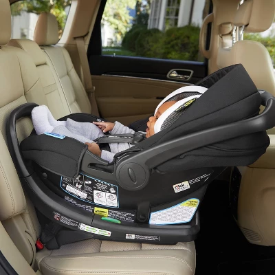 Graco SnugRide SnugFit 35 DLX Infant Car Seat Featuring Safety Surround - Jacks 5 Graco SnugRide SnugFit 35 DLX Infant Car Seat Featuring Safety Surround - Jacks - Image 5