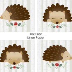 Big Dot Of Happiness Forest Hedgehogs - Unframed Woodland Nursery And Kids Room Linen Paper Wall Art - Set Of 4 - Artisms - 8 X 10 Inches 9 Big Dot Of Happiness Forest Hedgehogs - Unframed Woodland Nursery And Kids Room Linen Paper Wall Art - Set Of 4 - Artisms - 8 X 10 Inches -Roommates Nursery Outlet Store GUEST f7f55cb1 b8c3 4d9e 809f 03e682c35cac