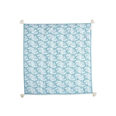 Crane Baby Quilted Baby Reversible Blanket - Caspian Chambray 2 Crane Baby Quilted Baby Reversible Blanket - Caspian Chambray - Image 2