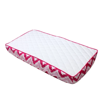Bacati - MixNMatch Pink White Changing Pad Cover 7 Bacati - MixNMatch Pink White Changing Pad Cover - Image 7