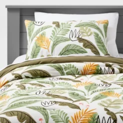 Botanical Garden Cotton Kids' Comforter Set Green - Pillowfort™ -Roommates Nursery Outlet Store GUEST fb665c53 83ee 4a97 999a 52303cd43b2b