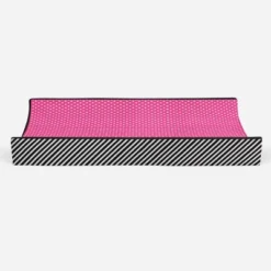 Bacati - Love Black/Fuschia Pin Dots Changing Pad Cover 10 Bacati - Love Black/Fuschia Pin Dots Changing Pad Cover -Roommates Nursery Outlet Store GUEST fca93a34 b30e 4c75 82c9 a20cf976f79e