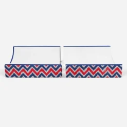 Bacati - MixNMatch Navy/Red White Changing Pad Cover -Roommates Nursery Outlet Store GUEST ff04c389 ada6 4c36 bdff 0f5949017688