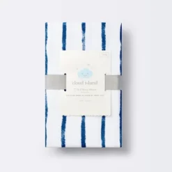 Polyester Rayon Fitted Crib Sheet - Navy Blue Vertical Stripe - Cloud Island™ -Roommates Nursery Outlet Store GUEST ff652c2a 4b60 45d9 b82a 373f592b54e2
